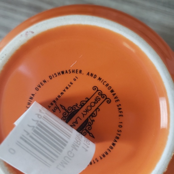 LAST 1! NEW Spooky Lane Morning Pumpkin Orange Mug - Picture 6 of 8